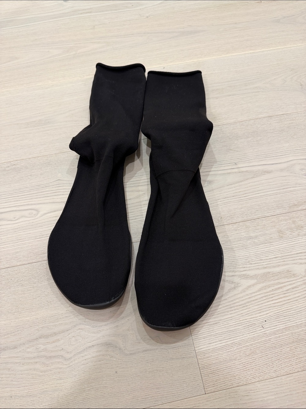 Yeezy Black Stretch Sock Mules (YZY Pods)